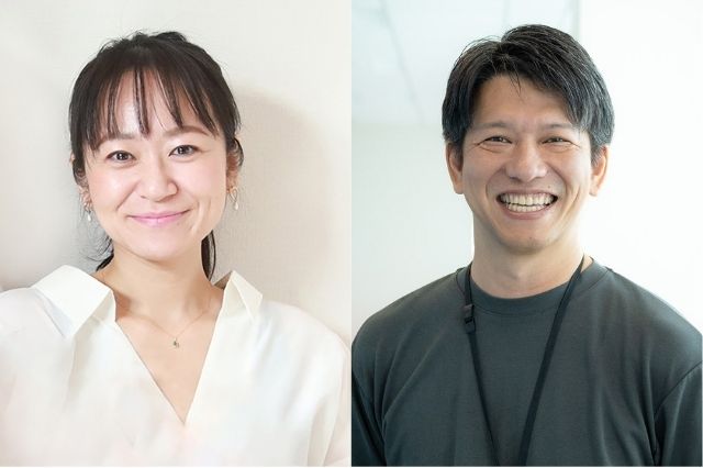 診断士とMBAを保有しているコーチの写真。左）栢原陽子　右）大久保恭輔